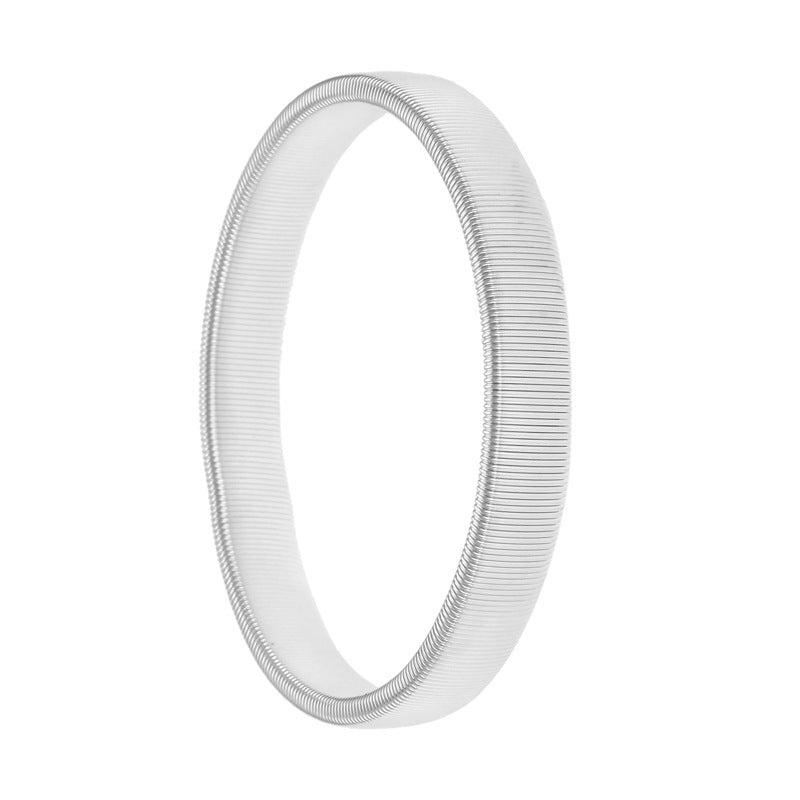 Elastisches Herrenarmband aus Metall – Federarmreif für Handgelenk oder Oberarm