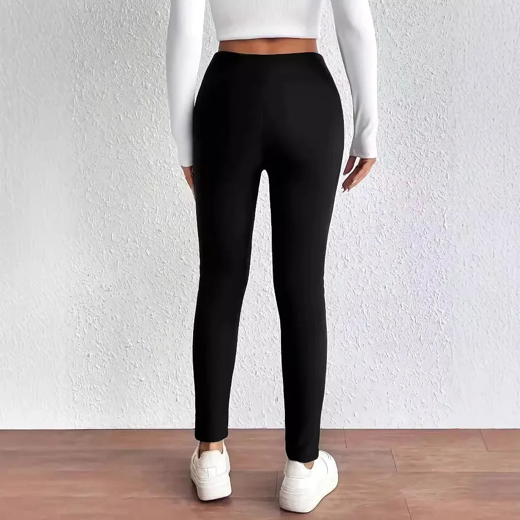 Women Thermal Tight Fleece Leggings Warm Pants Long Black Leggins Fitness Yogawear Winter Clothing Brushed Leggings Homewear