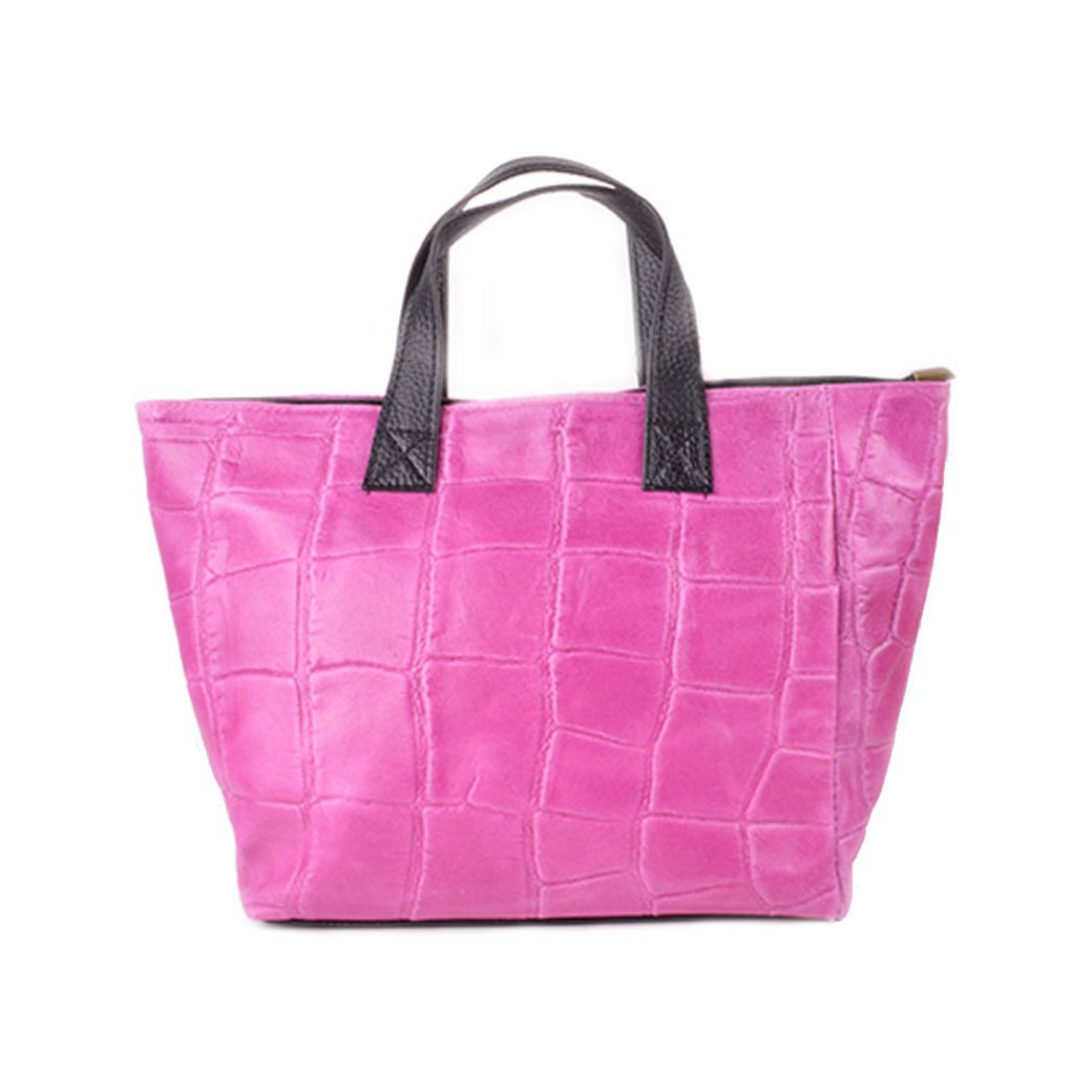 Lederhandtasche | Kieselsteine - Matt