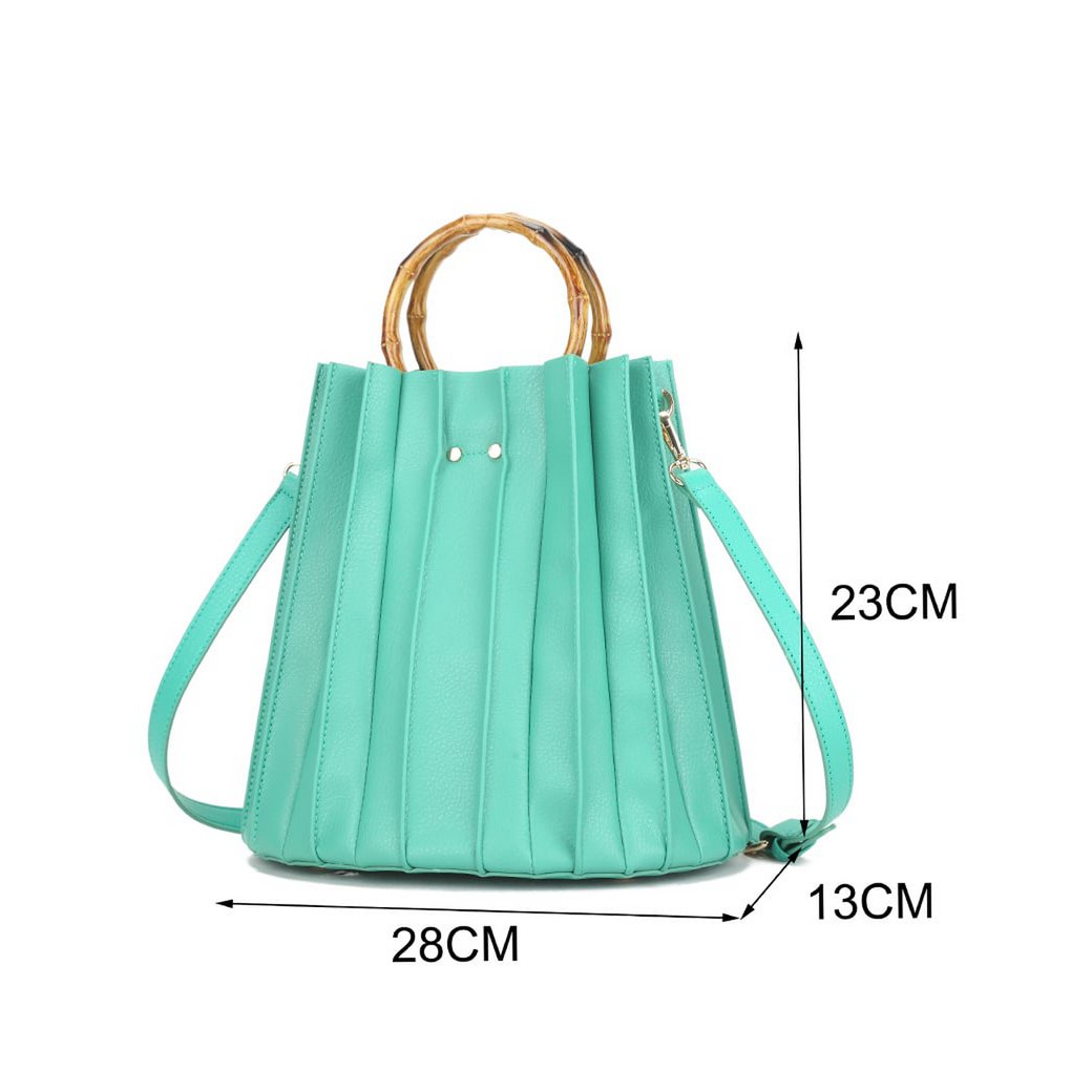 Handtasche aus Kunstleder | Beutel-Bambus | 50072