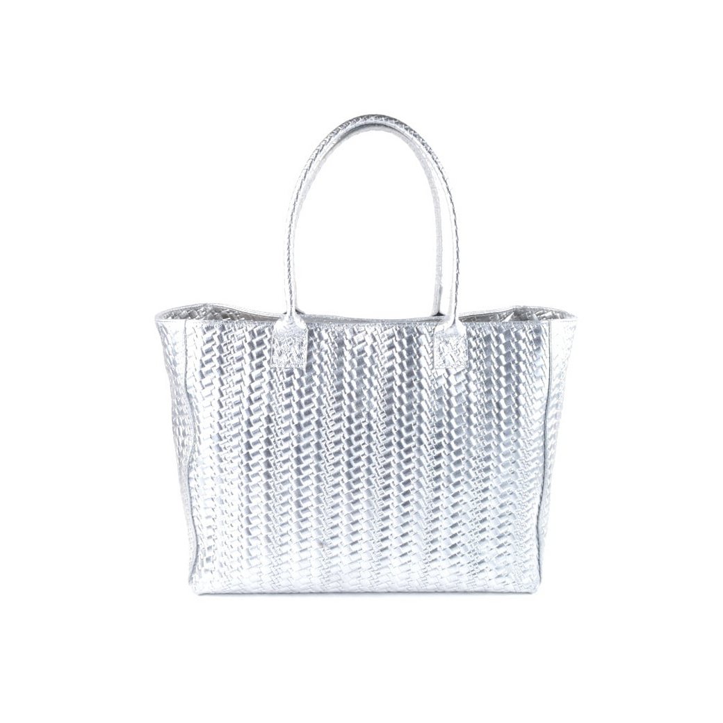 Lederhandtasche metallic | 552210