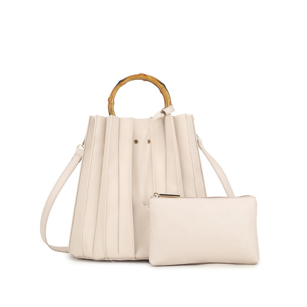 Handtasche aus Kunstleder | Beutel-Bambus | 50072