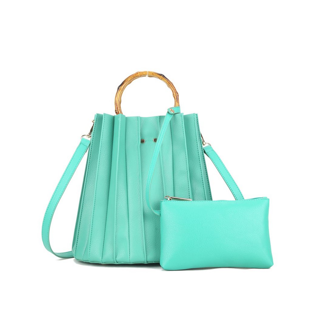 Handtasche aus Kunstleder | Beutel-Bambus | 50072