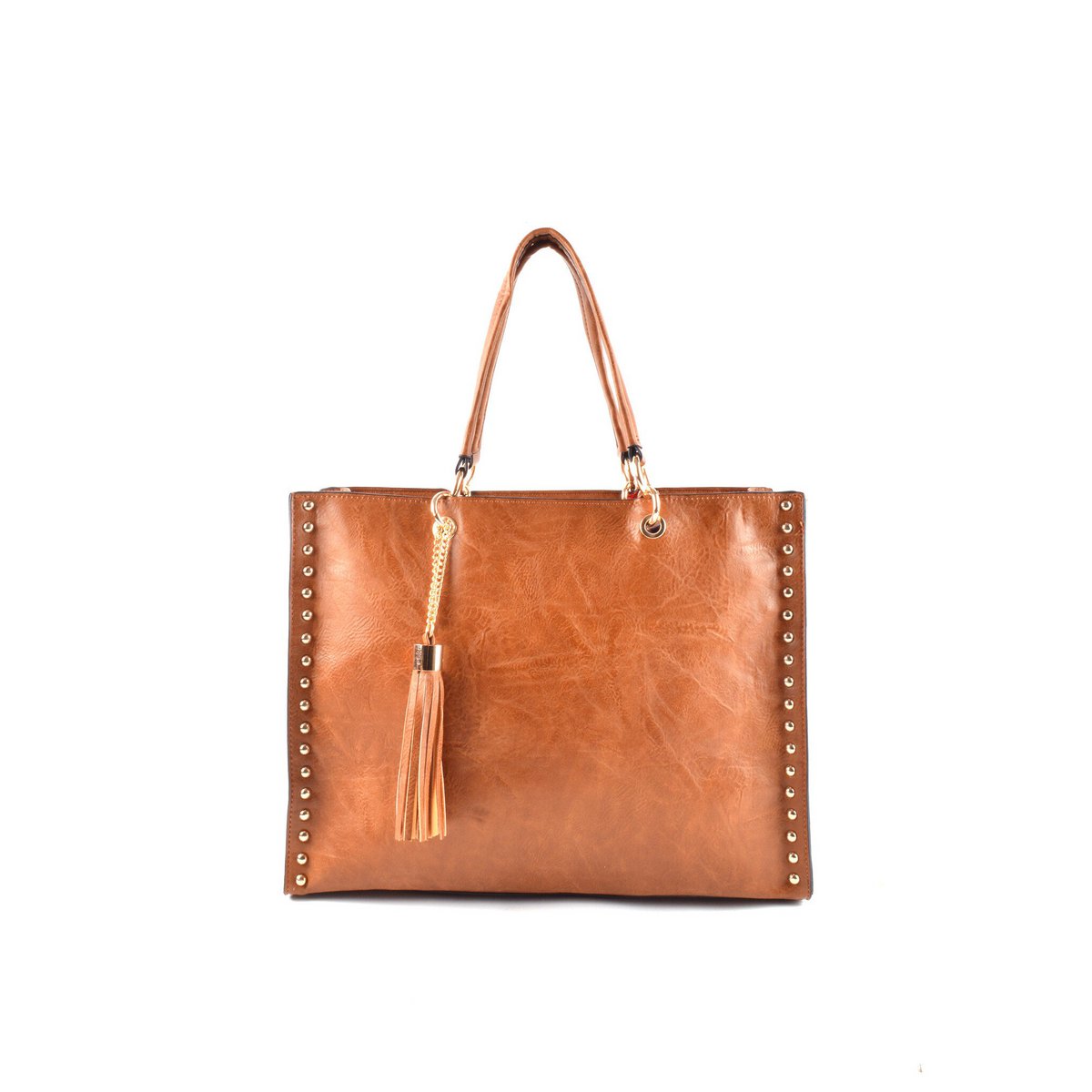 Handtasche aus Kunstleder mit Innentasche | 30068