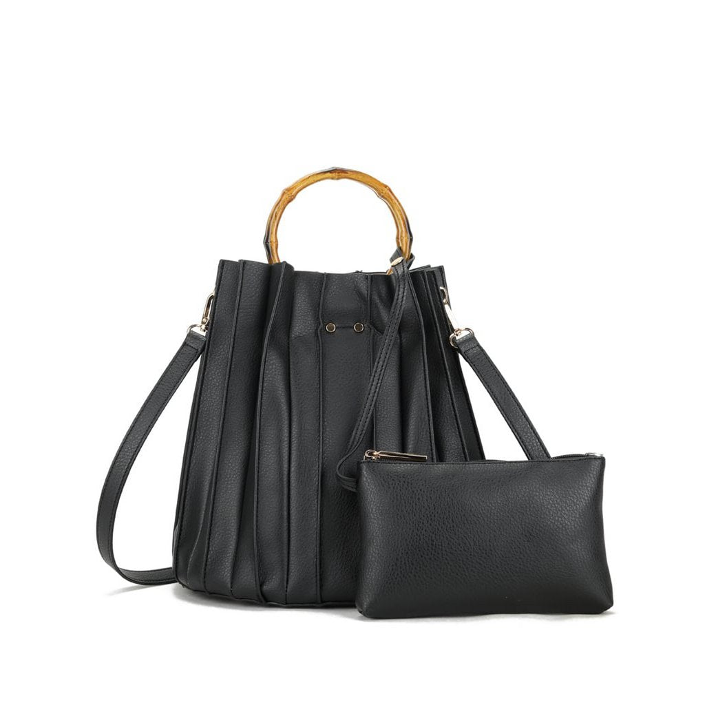 Handtasche aus Kunstleder | Beutel-Bambus | 50072