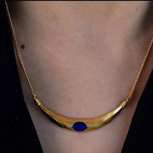 Ägyptischer Halsketten-Rapislazuli n Spinel