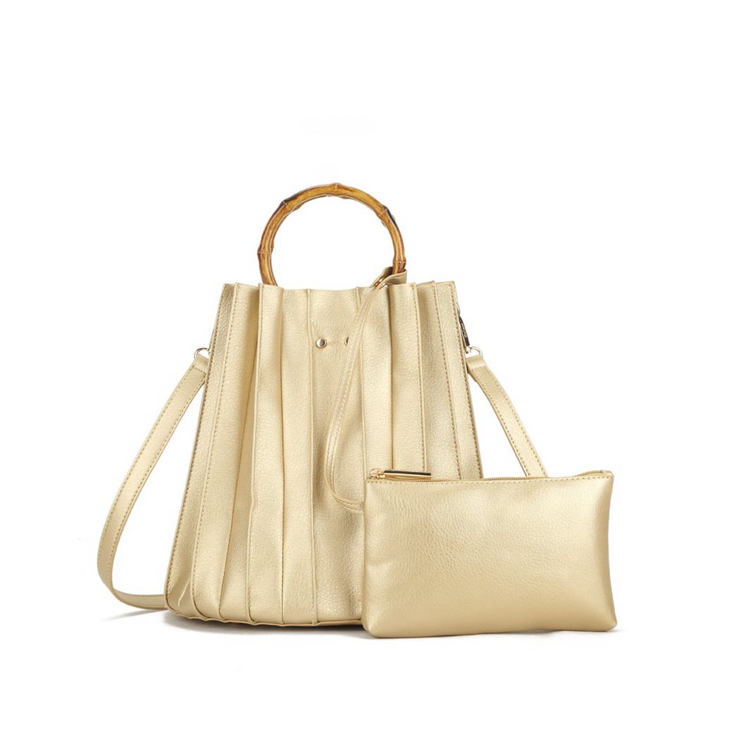 Handtasche aus Kunstleder | Beutel-Bambus | 50072