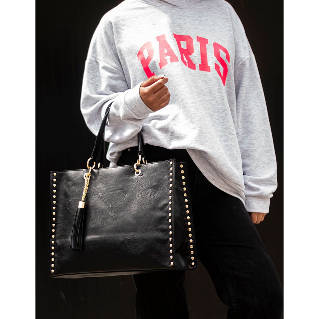 Handtasche aus Kunstleder mit Innentasche | 30068