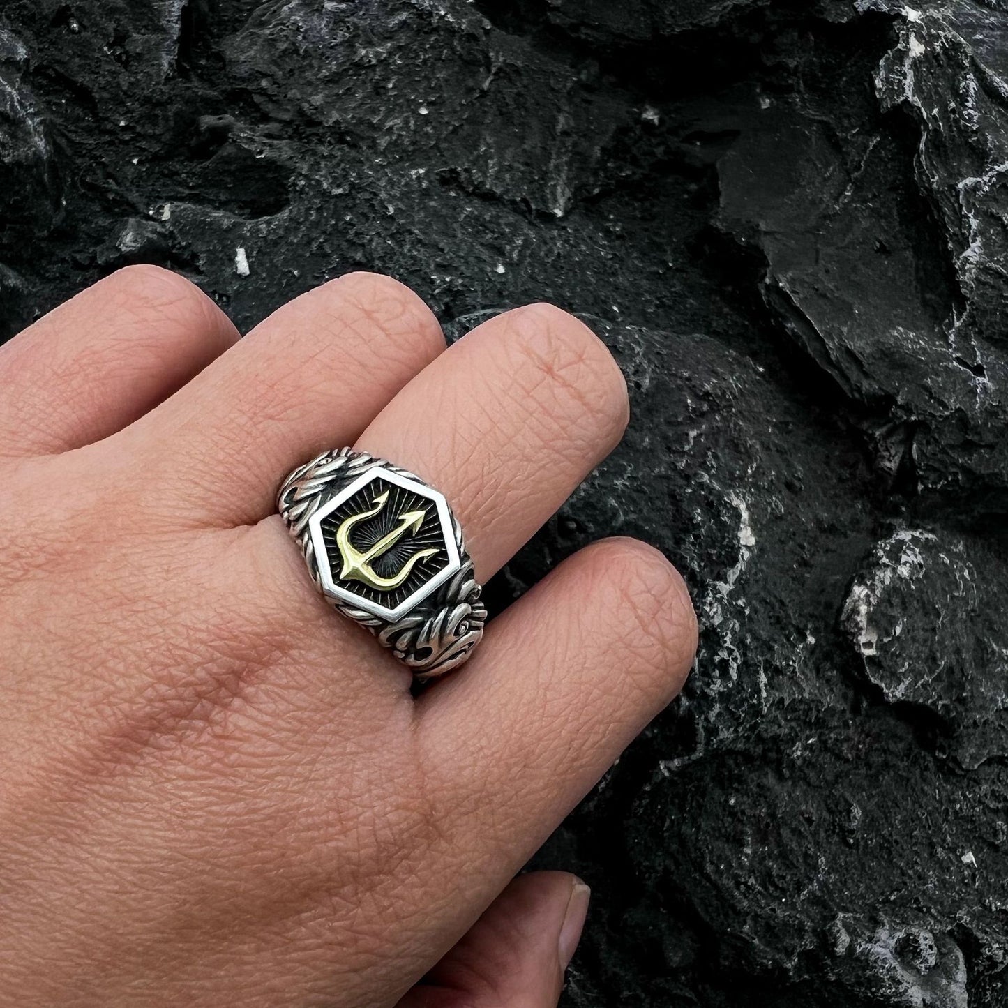 Herrenring aus echtem Sterlingsilber – Stilvolles Design mit Persönlichkeit