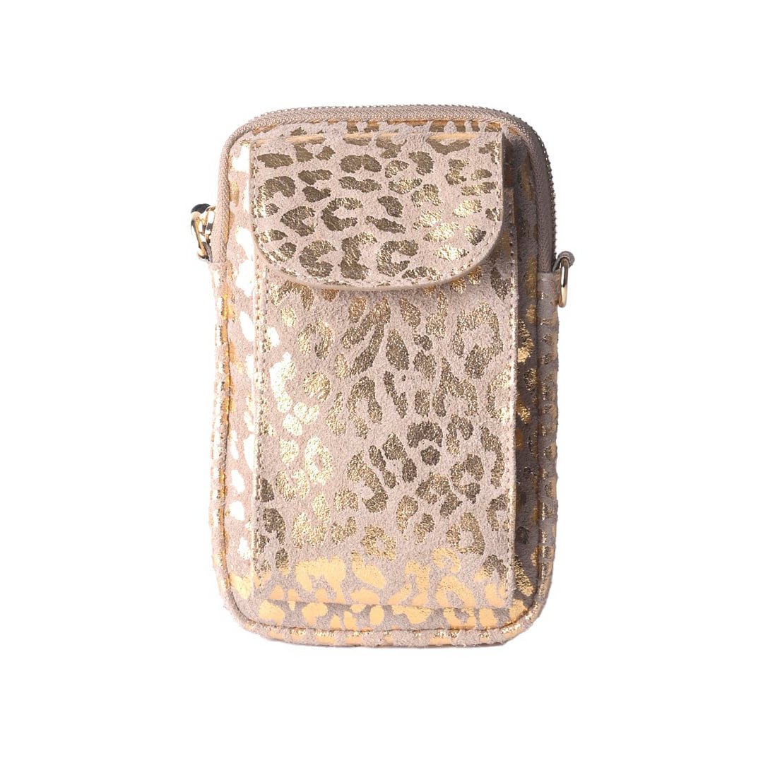 Nubuk-Handytasche | Metallisch | 5527922