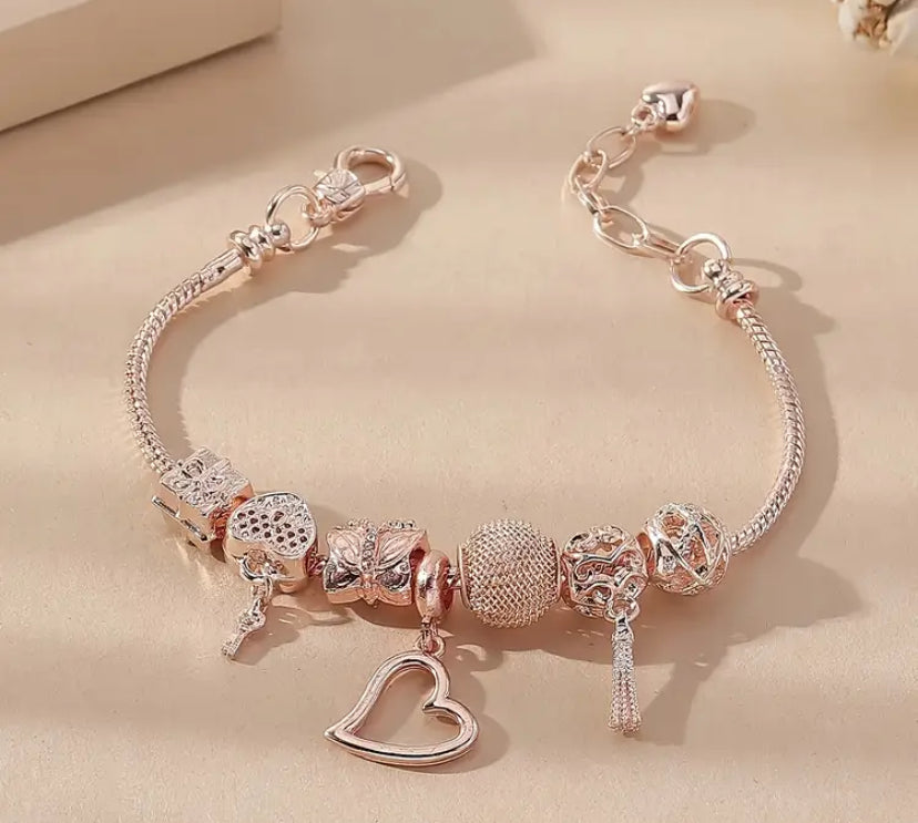 Armband mit Liebesherz Anhanger