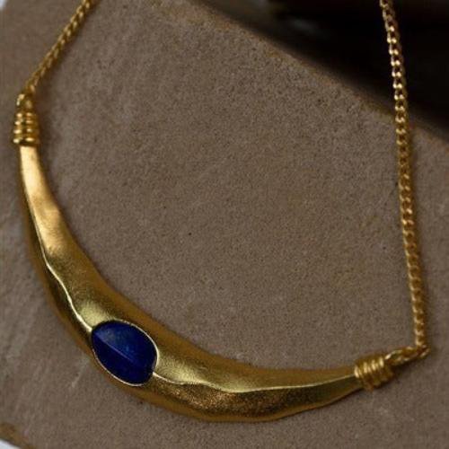 Ägyptischer Halsketten-Rapislazuli n Spinel
