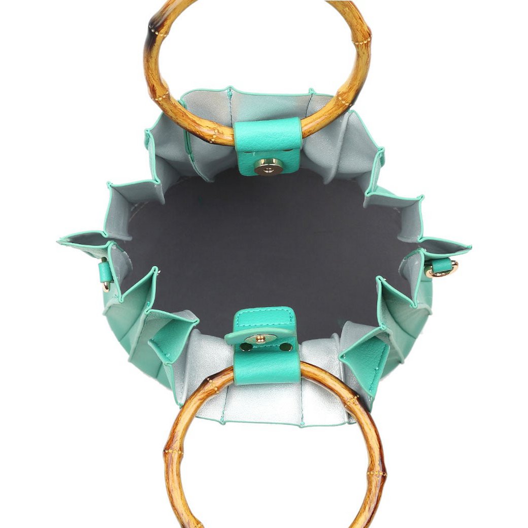 Handtasche aus Kunstleder | Beutel-Bambus | 50072