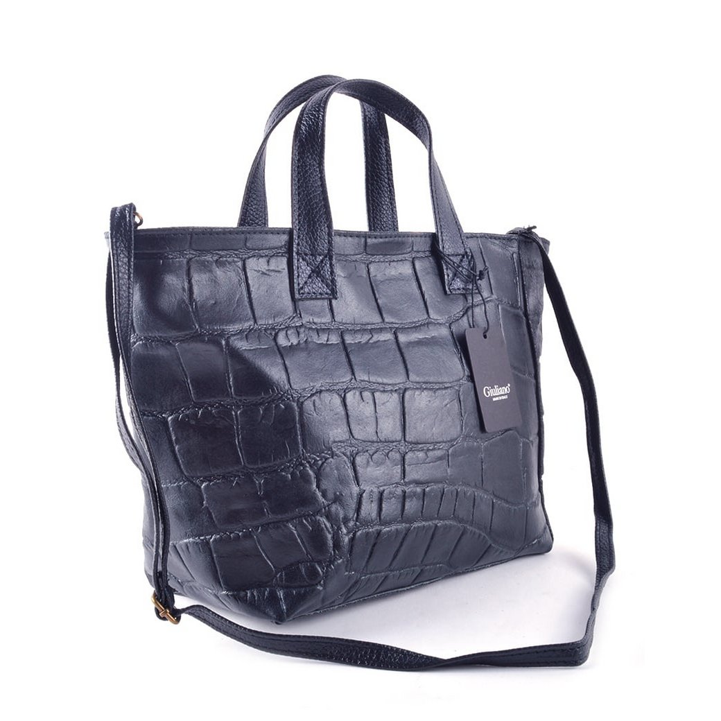 Lederhandtasche | Kieselsteine - Matt