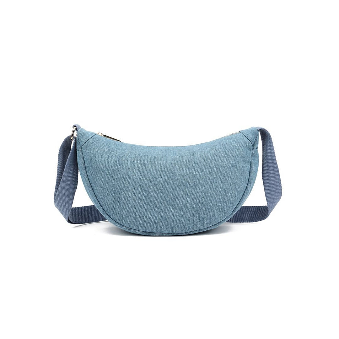 Umhängetasche aus Kunstleder | 40073 | Jeans