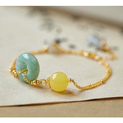 Jade und Amber Goodluck Armband