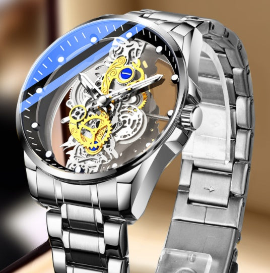 Goldene Farbe Luxus Uhr Männer