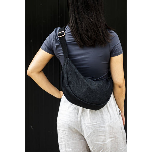 Umhängetasche aus Kunstleder | 40073 | Jeans