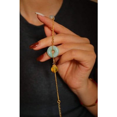 Jade und Amber Goodluck Armband