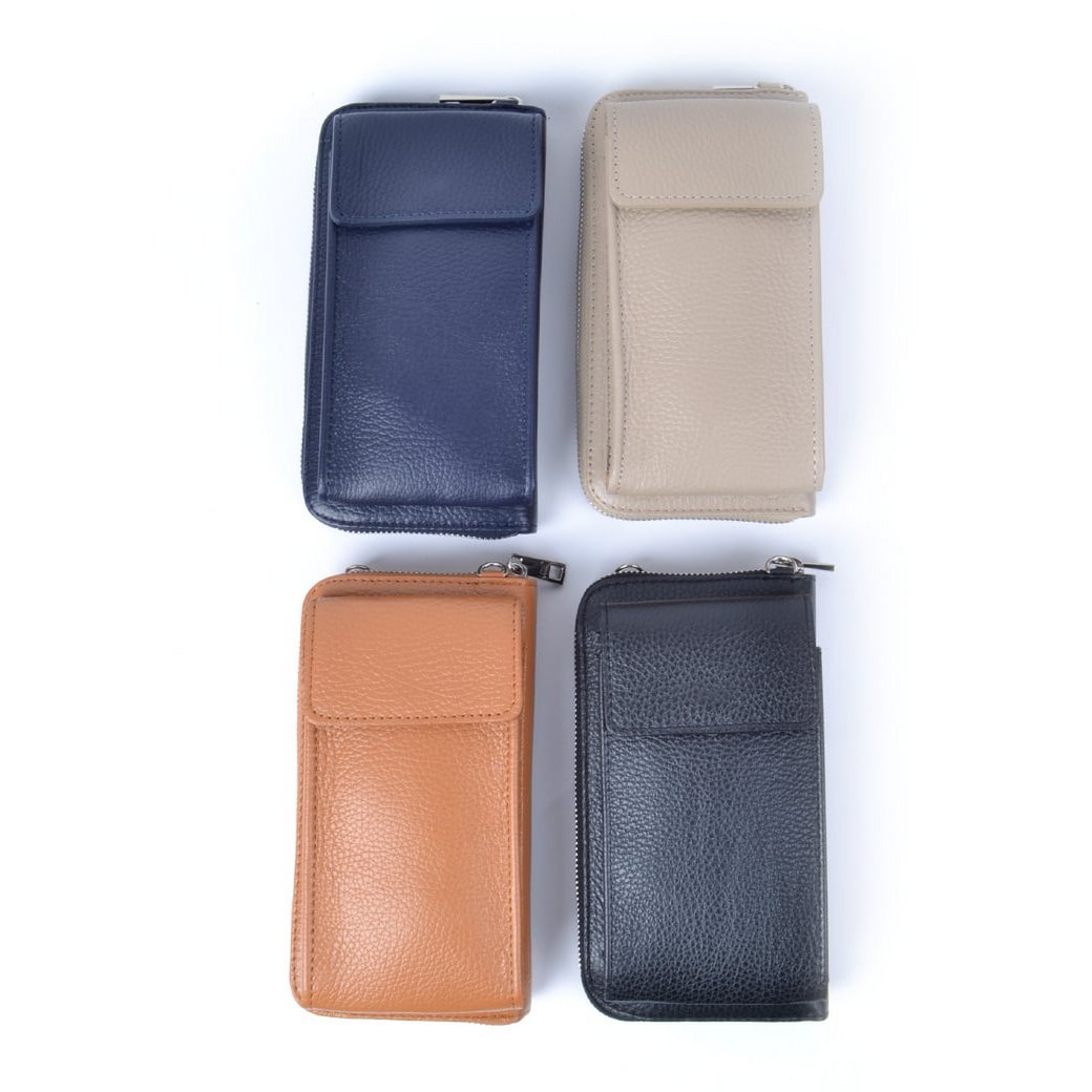 Leder-Geldbörse/Handytasche