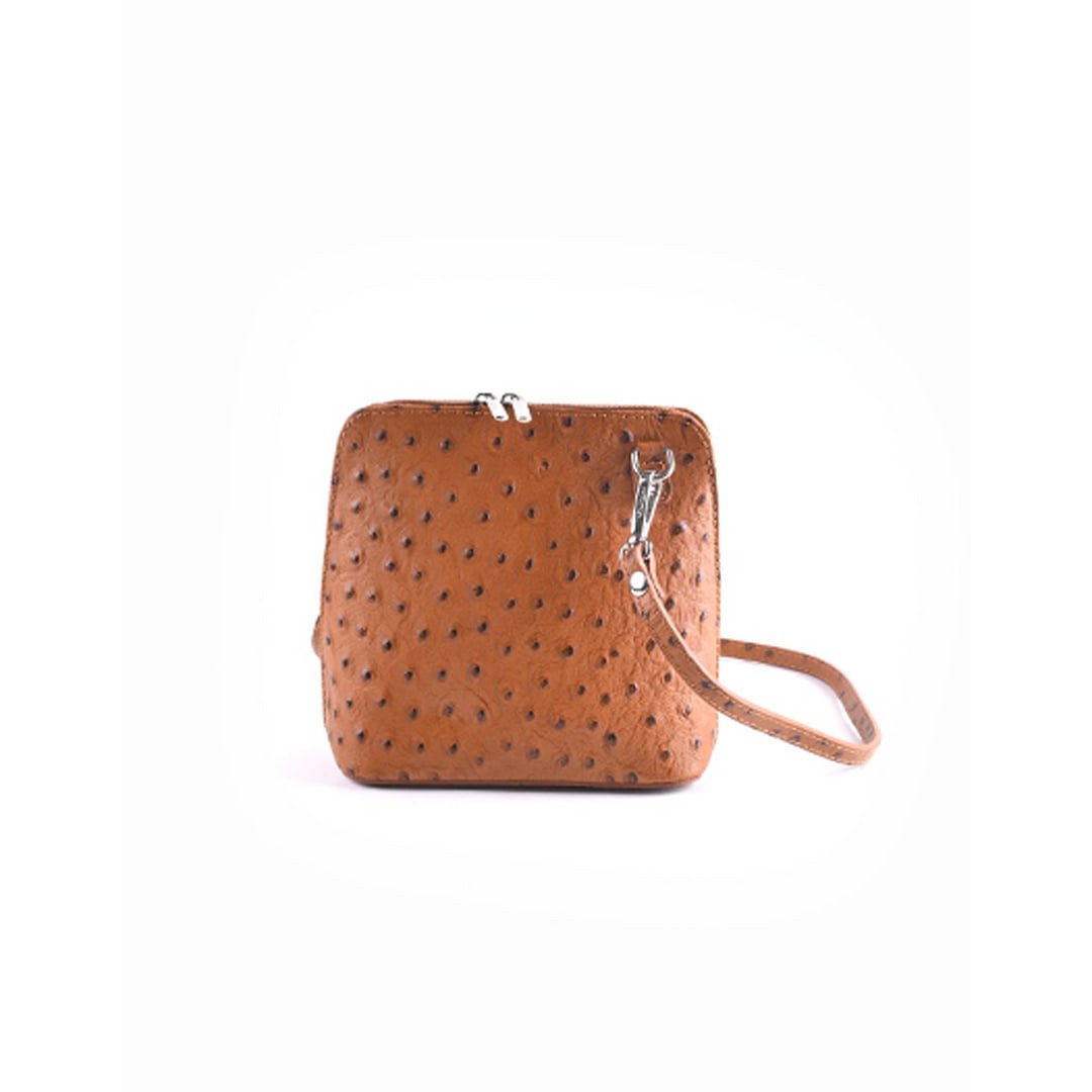 Umhängetasche aus Leder | Strauß-Design| 900086