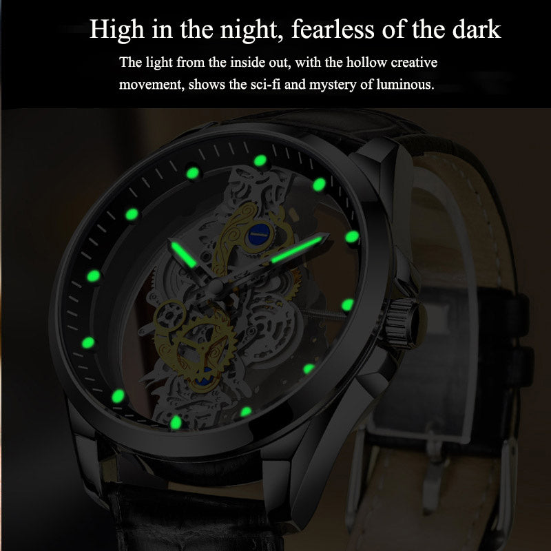 Goldene Farbe Luxus Uhr Männer