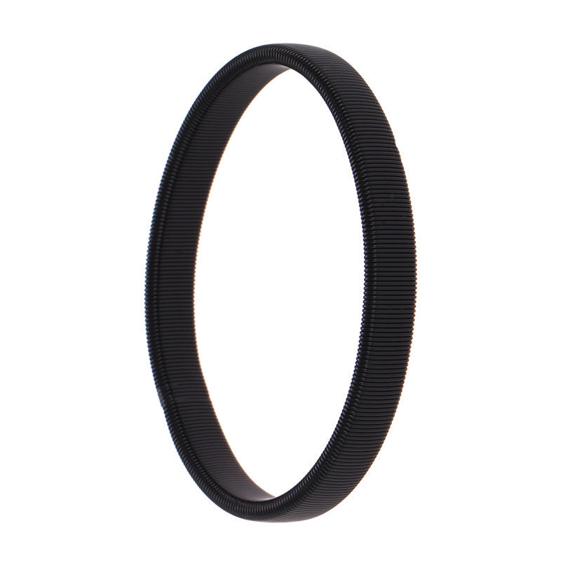 Elastisches Herrenarmband aus Metall – Federarmreif für Handgelenk oder Oberarm