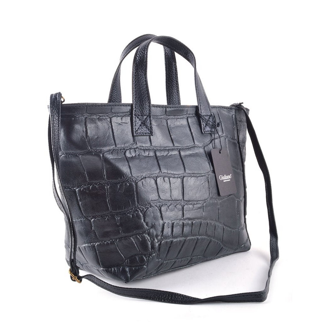 Lederhandtasche | Kieselsteine - Matt
