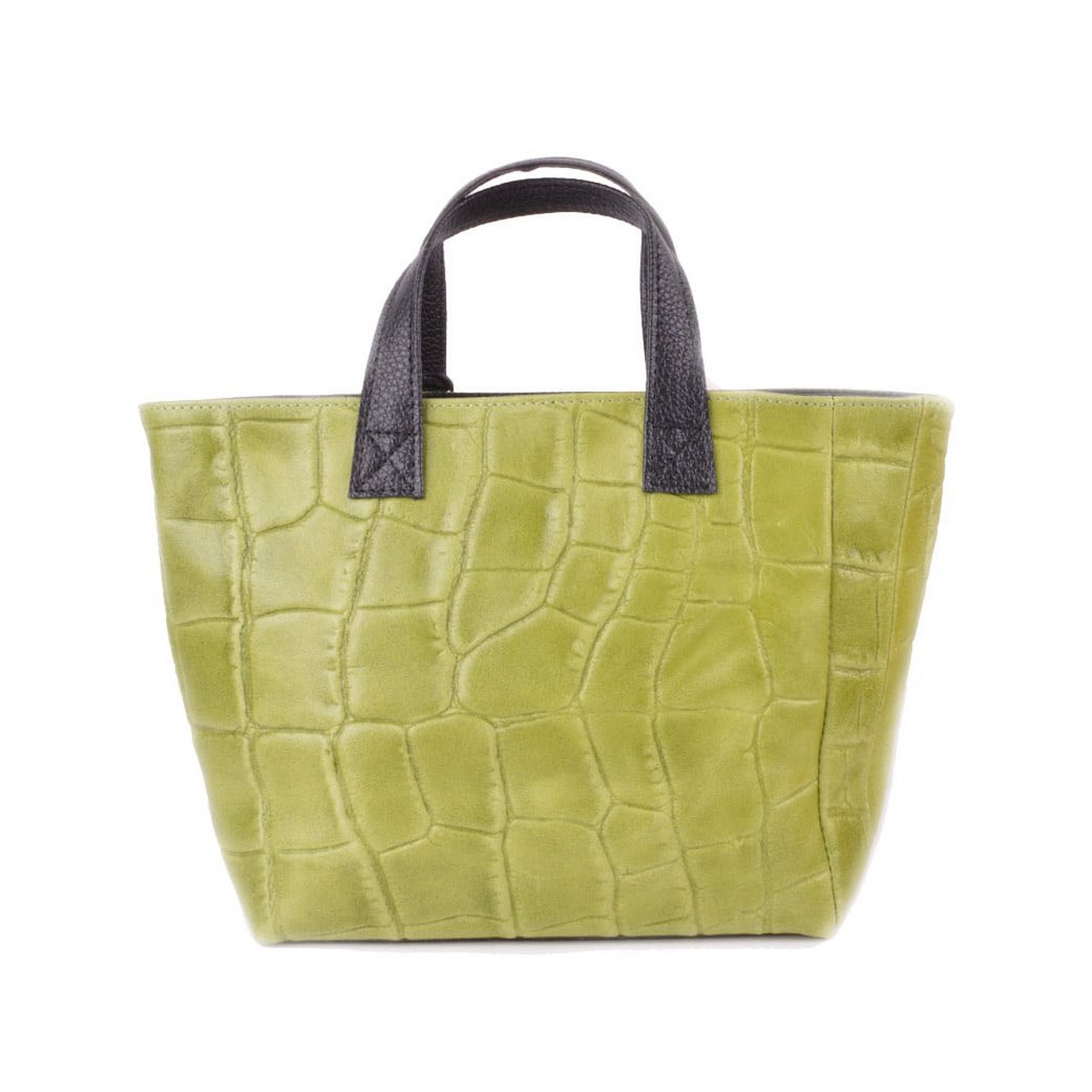 Lederhandtasche | Kieselsteine - Matt