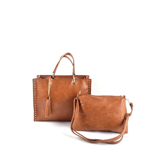 Handtasche aus Kunstleder mit Innentasche | 30068