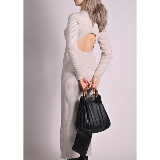 Handtasche aus Kunstleder | Beutel-Bambus | 50072