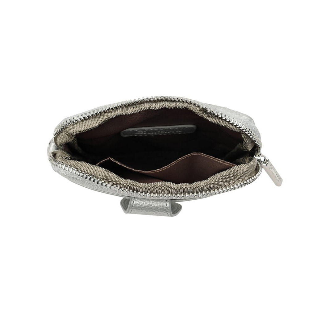 Umhängetasche aus Kunstleder metallic | 30279