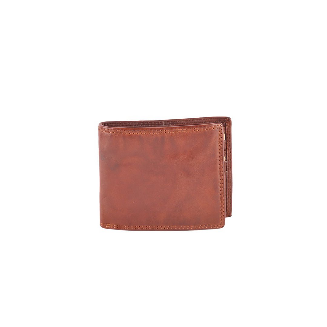 Herrenbrieftasche aus gewaschenem Leder | 300017