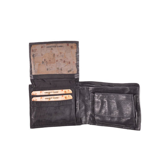 Herrenbrieftasche aus gewaschenem Leder | 300020
