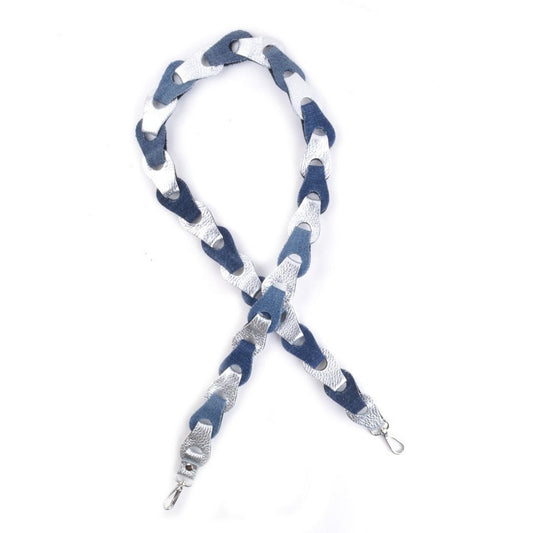 Schultergurt geflochten metallic Wide XL mehrfarbig | 5590902