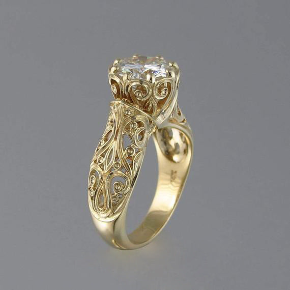 Blumen Ring für Männer