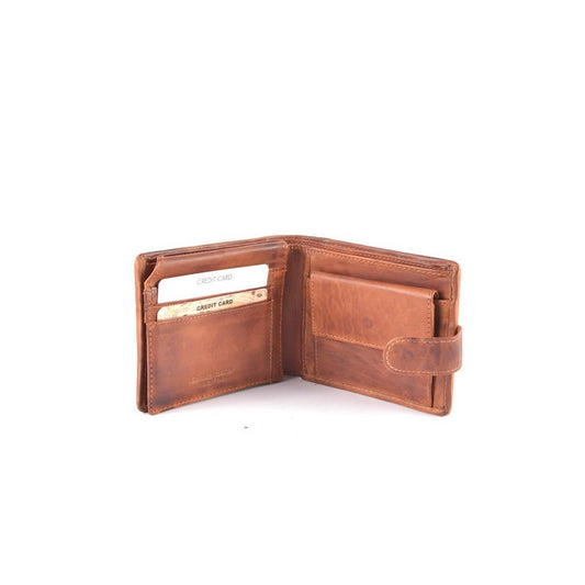 Herrenbrieftasche aus gewaschenem Leder | 559135