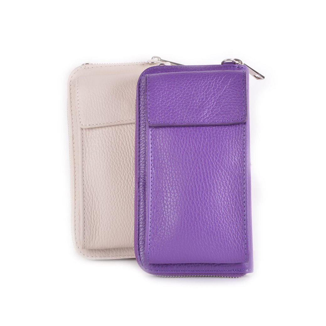 Leder-Geldbörse/Handytasche