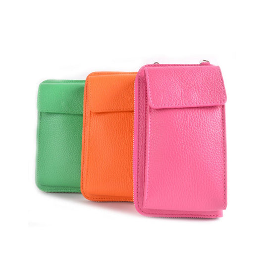 Leder-Geldbörse/Handytasche