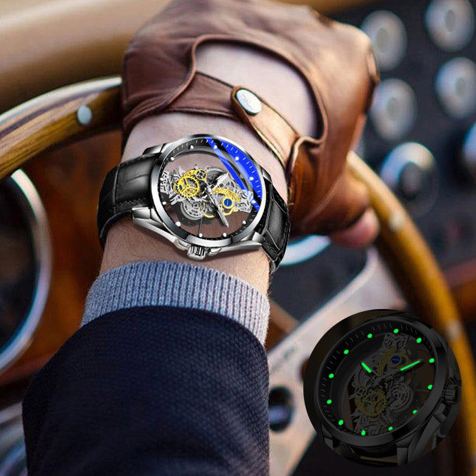 Goldene Farbe Luxus Uhr Männer