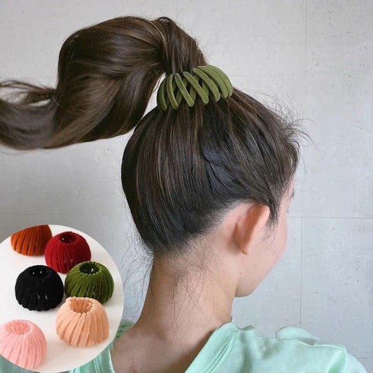 Geometrische Vogelnest-elastische Haarblasen