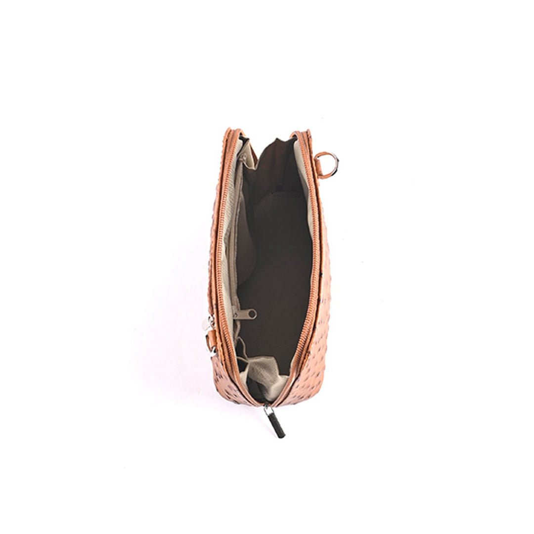 Umhängetasche aus Leder | Strauß-Design| 900086
