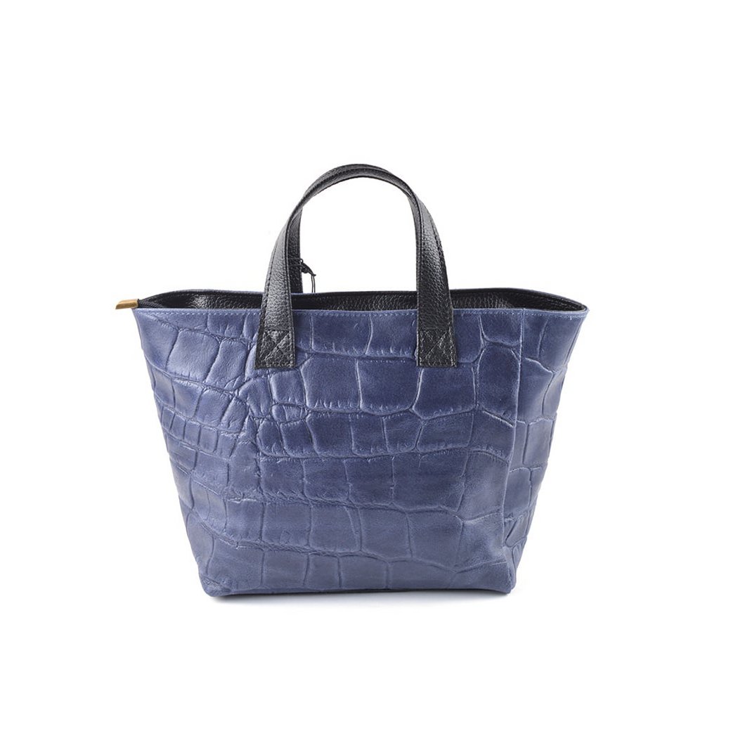 Lederhandtasche | Kieselsteine - Matt