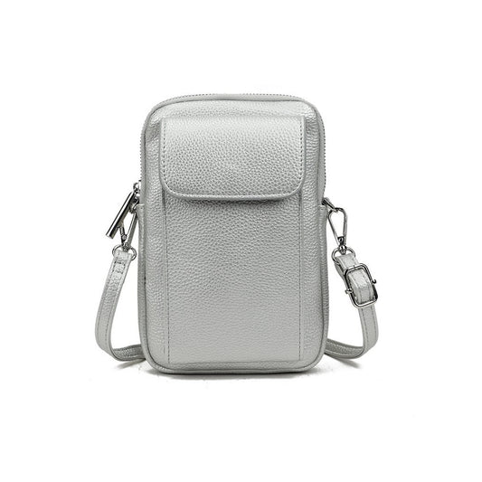 Telefontasche aus Kunstleder metallic | 30283