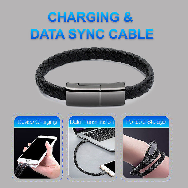 Armband Ladekabel für IPhone 14 13 Max USB C Cable Für Handy Micro Kabel