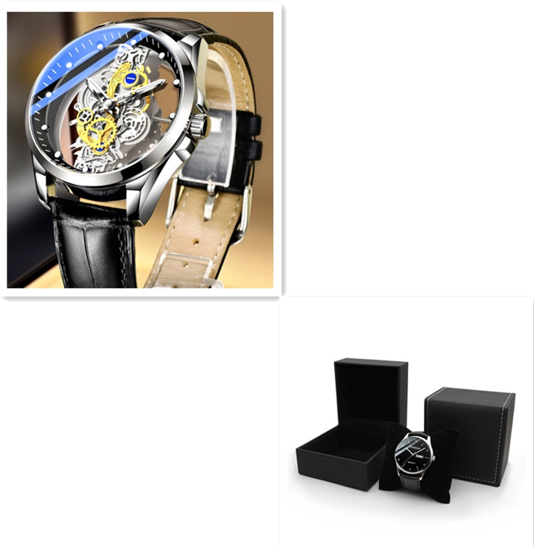Goldene Farbe Luxus Uhr Männer